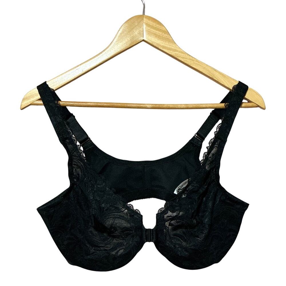 NIP Glamorise WonderWire Front-Closure Stretch Lace Bra Sz 40C